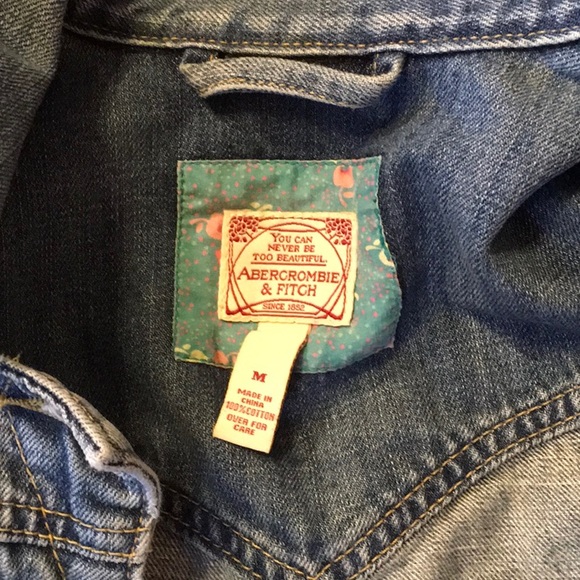 Abercrombie & Fitch jean jacket - Picture 2 of 2
